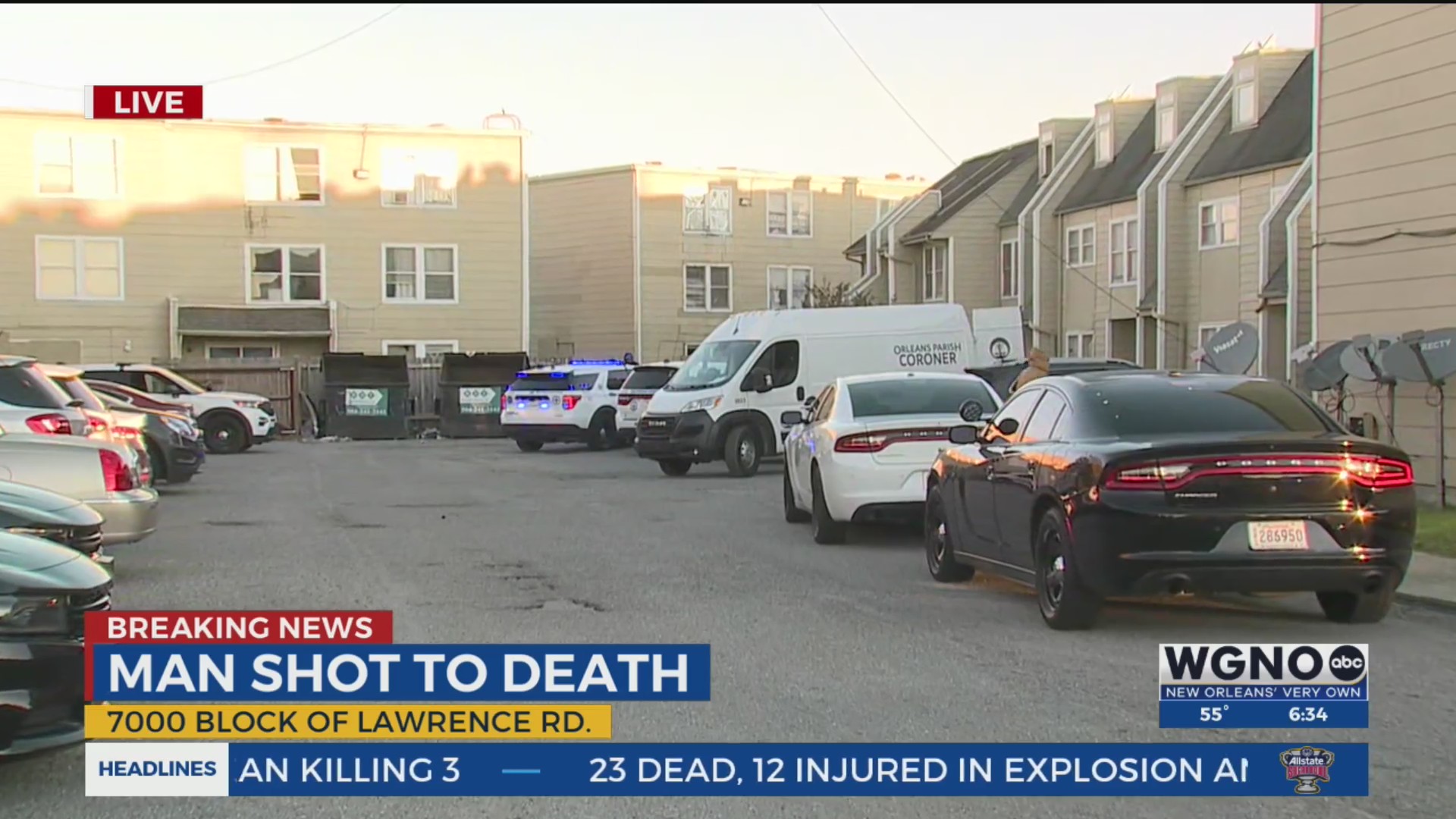 Man shot to death in New Orleans East Monday morning – WGNO