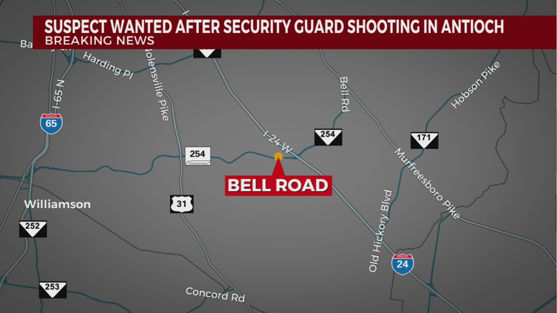 Police search underway after security guard shot in Antioch WKRN News 2