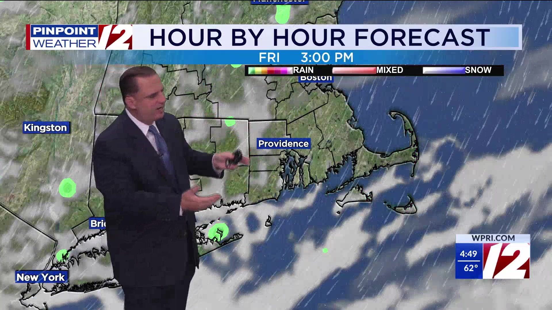 WPRI 12 Weather Forecast for 8/1/25: Early rain to afternoon sun today ...