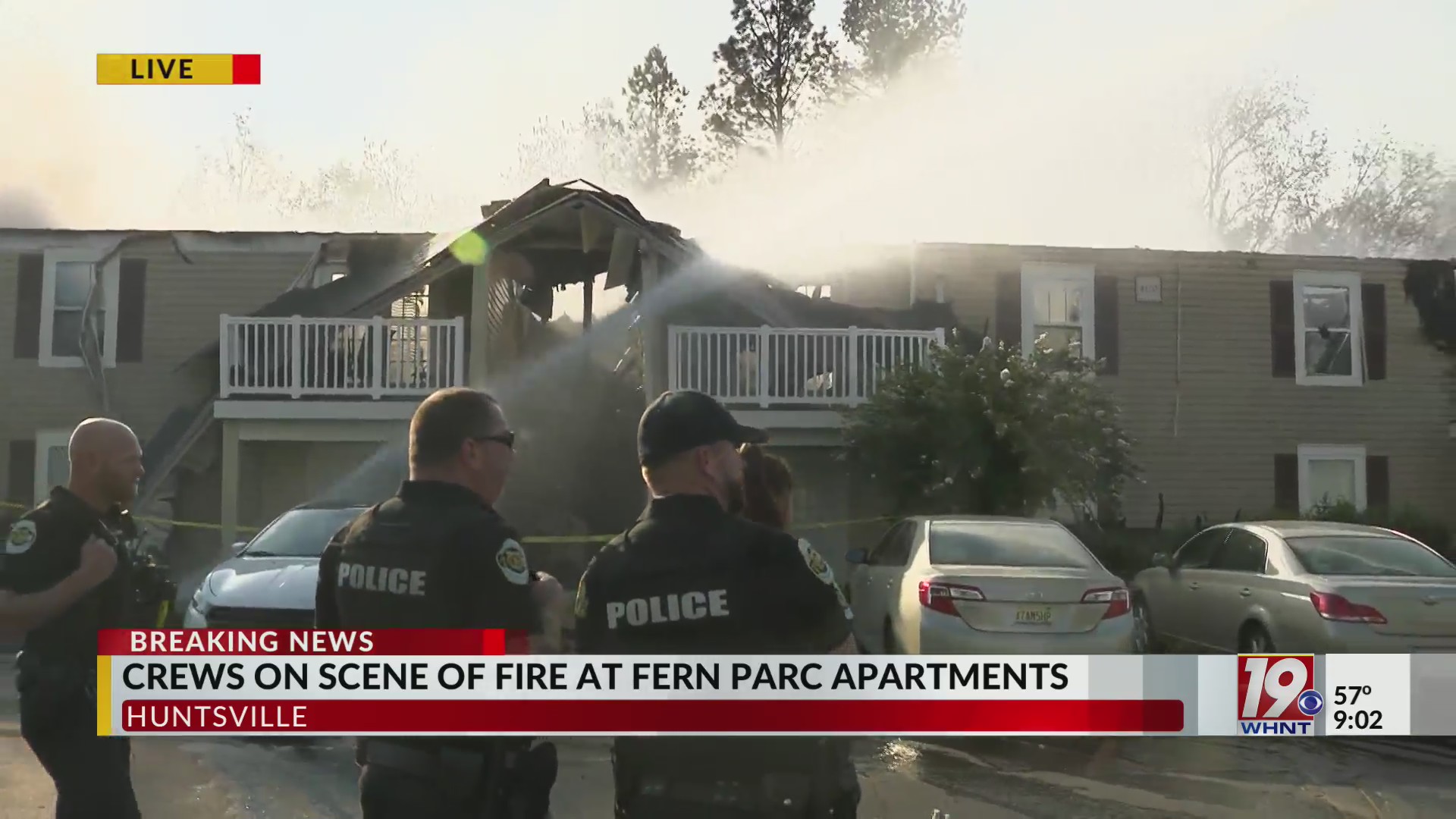 Huntsville Fire & Rescue Crews Respond To Fire At Fern Parc Apartments ...