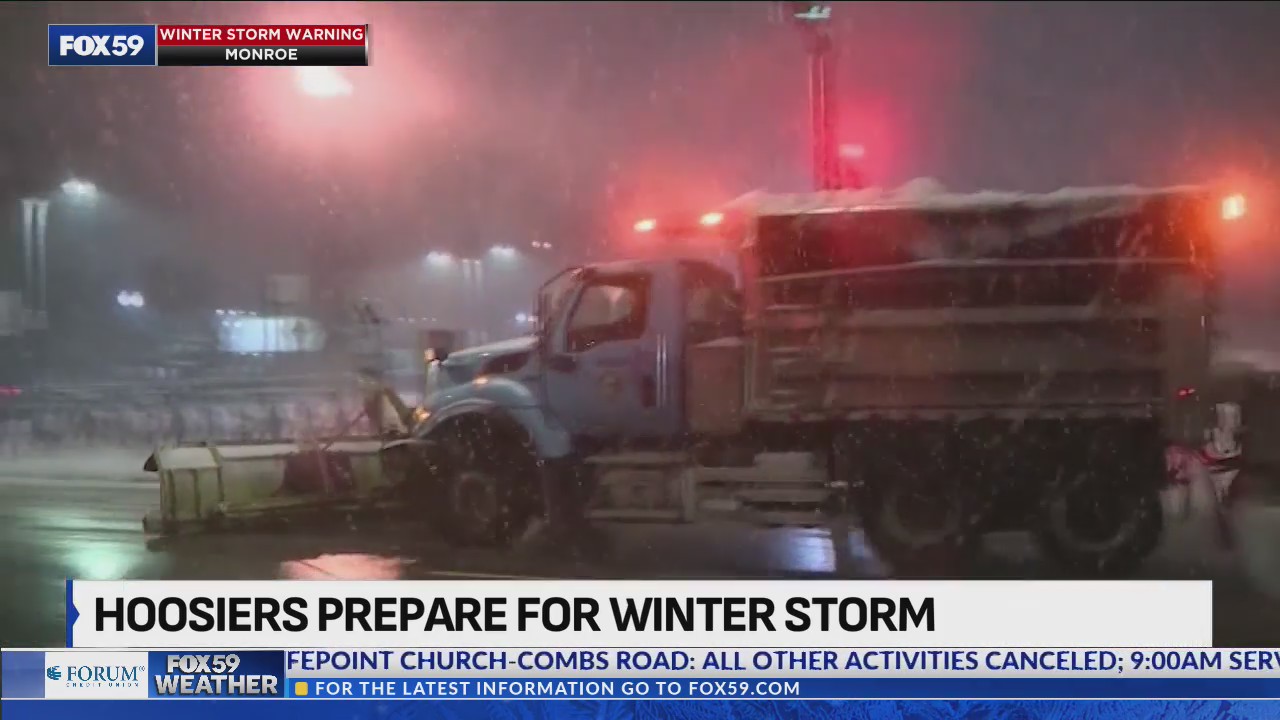 Indianapolis officials provide update ahead of impending winter storm ...