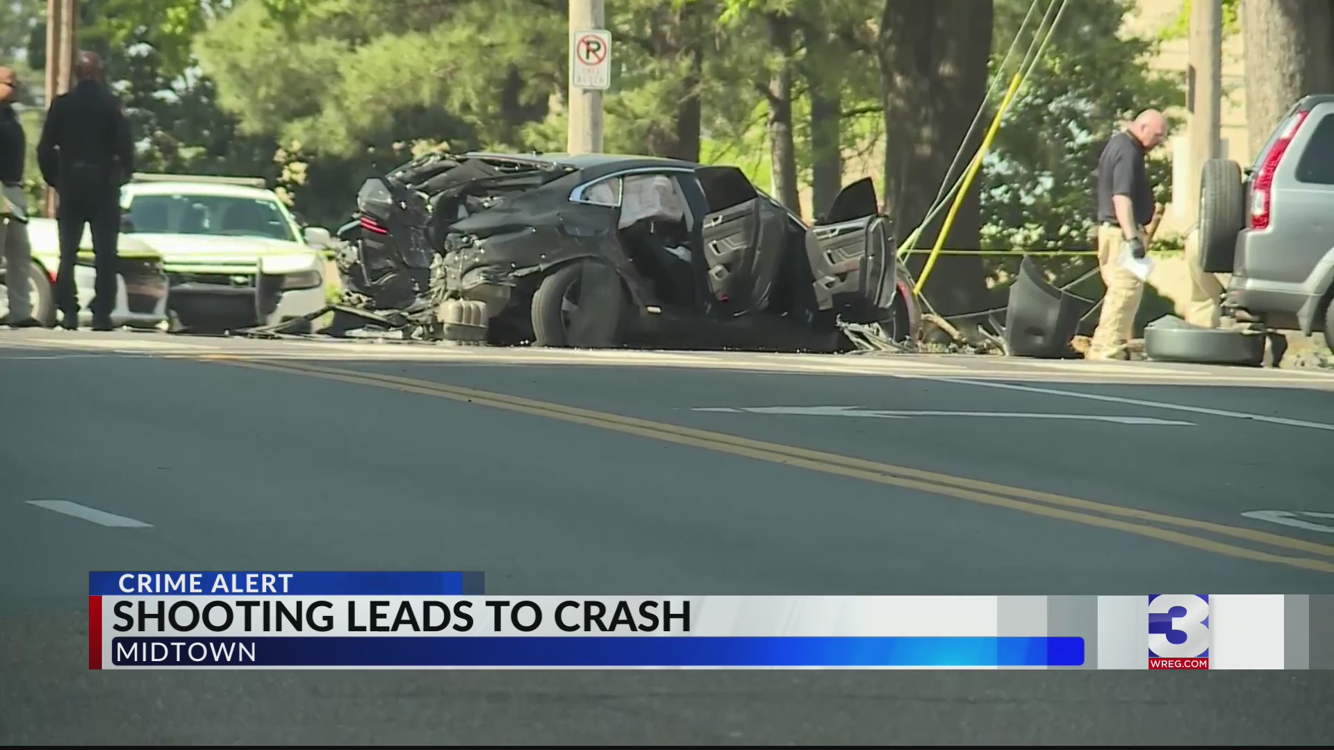 Shooting leads to crash in Midtown, 2 injured – WREG.com