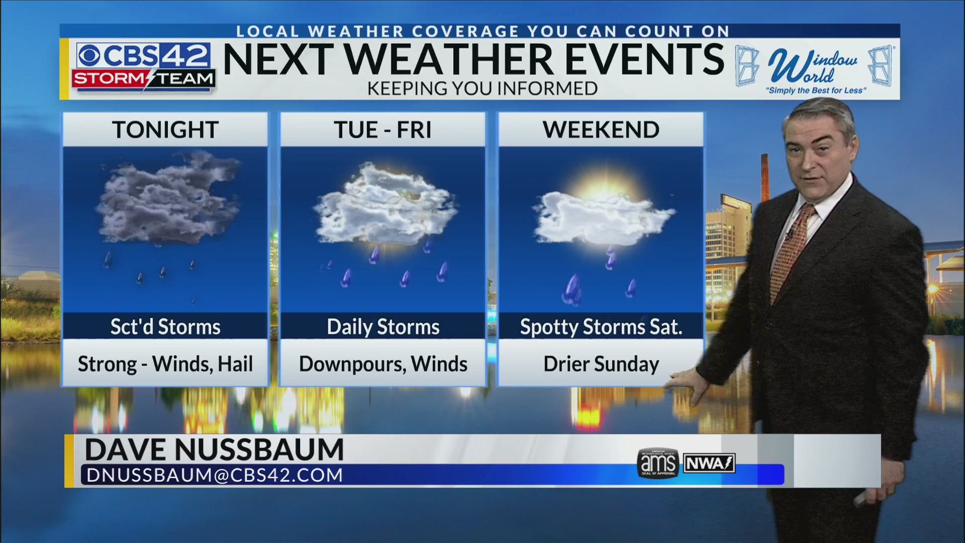 Disruptive Stormy Weather All Week Across Central Alabama – CBS 42 News ...