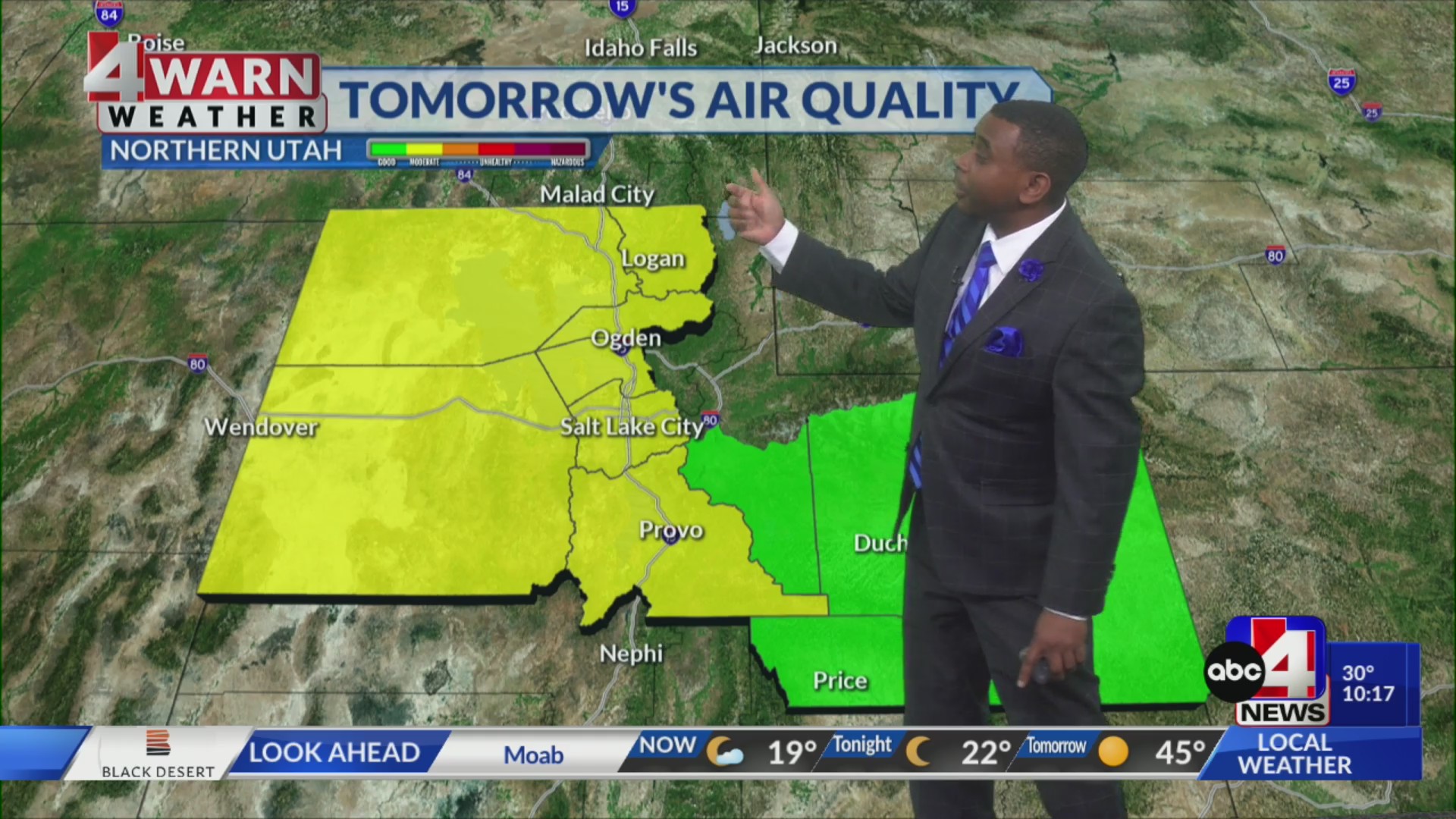 Hazy sunshine continues, warmer temperatures on the way – ABC4 Utah