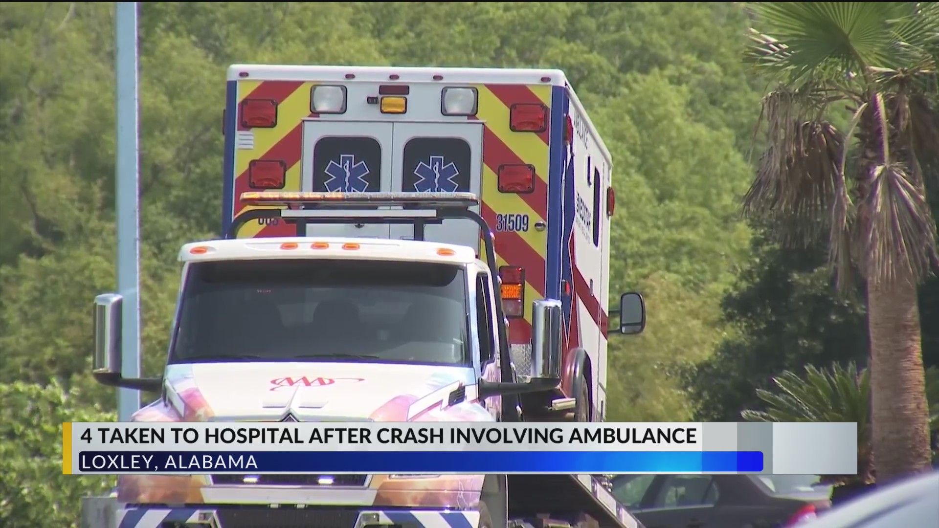 Truck, ambulance crash in Baldwin County — four people taken to area ...