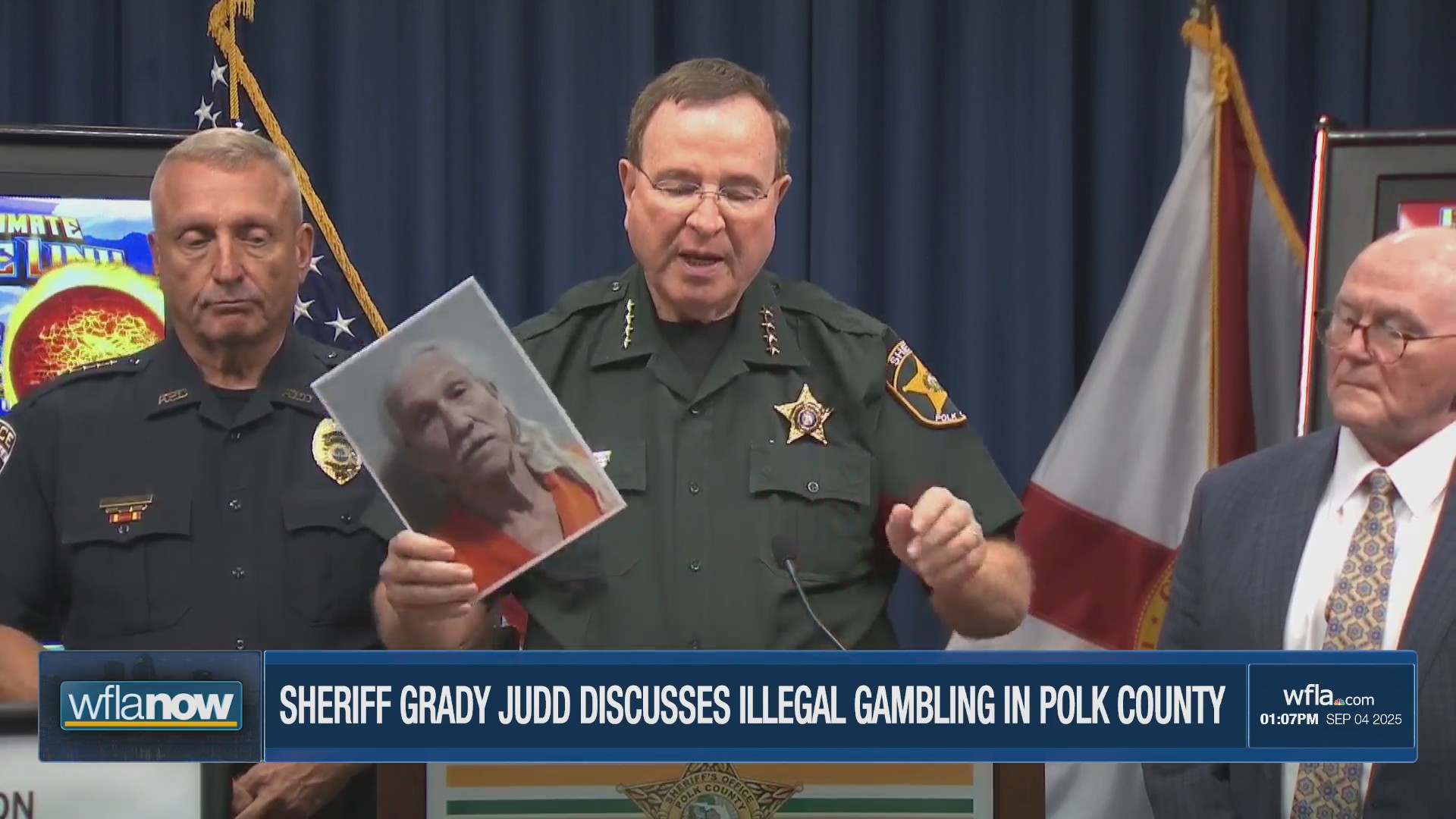 Sheriff Grady Judd discusses illegal gambling operation in Polk County ...