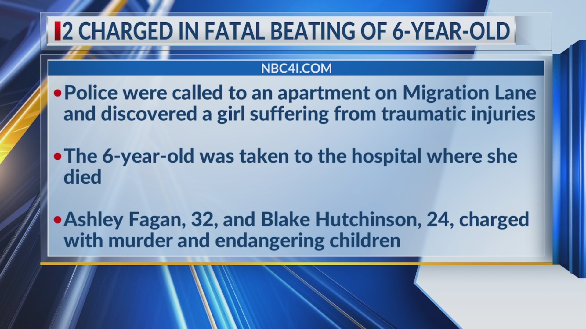 Mother, boyfriend charged in fatal beating of girl, 6 – NBC4 WCMH-TV
