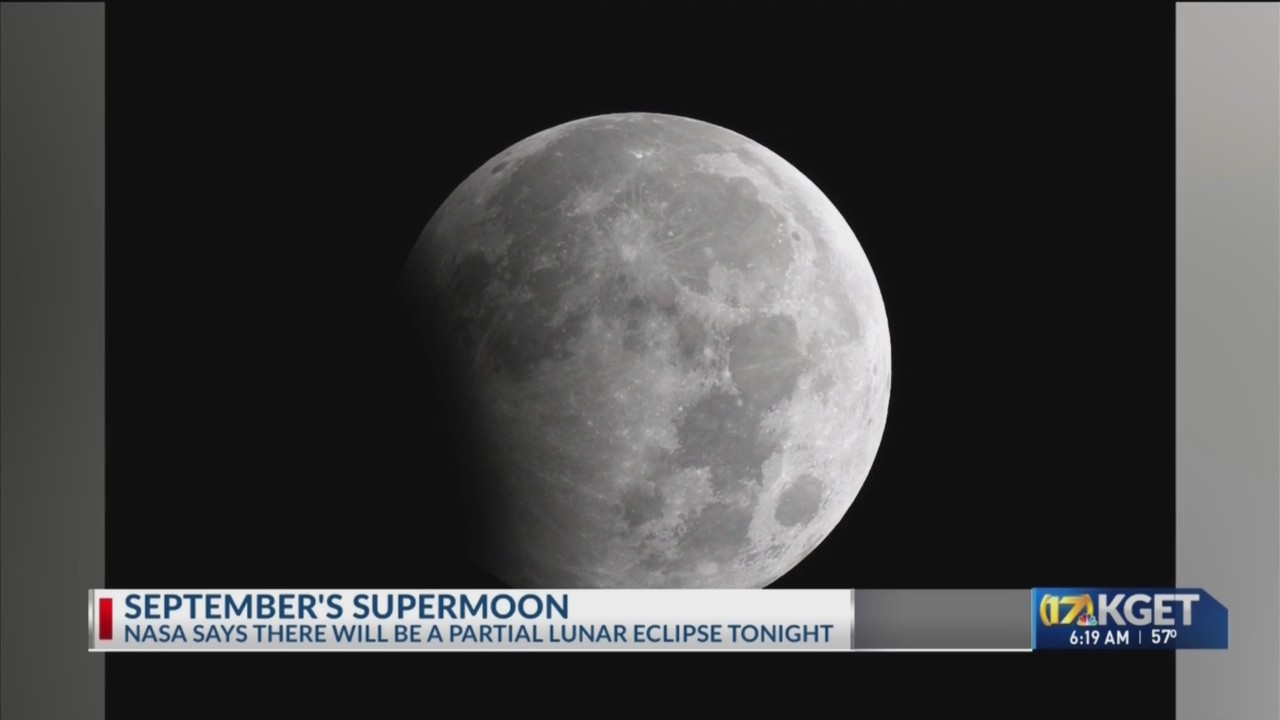 Partial lunar eclipse and supermoon happening Tuesday night – KGET 17 News