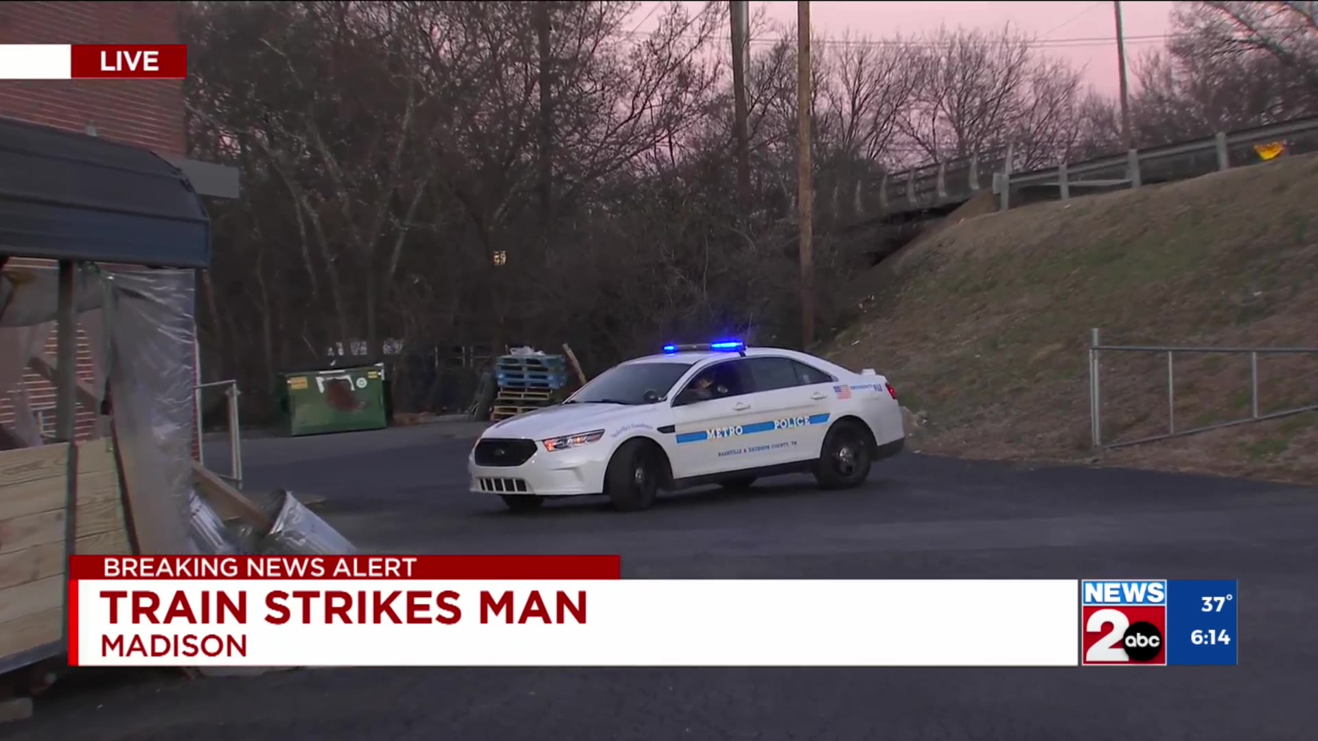 Man hit by train in Madison – WKRN News 2