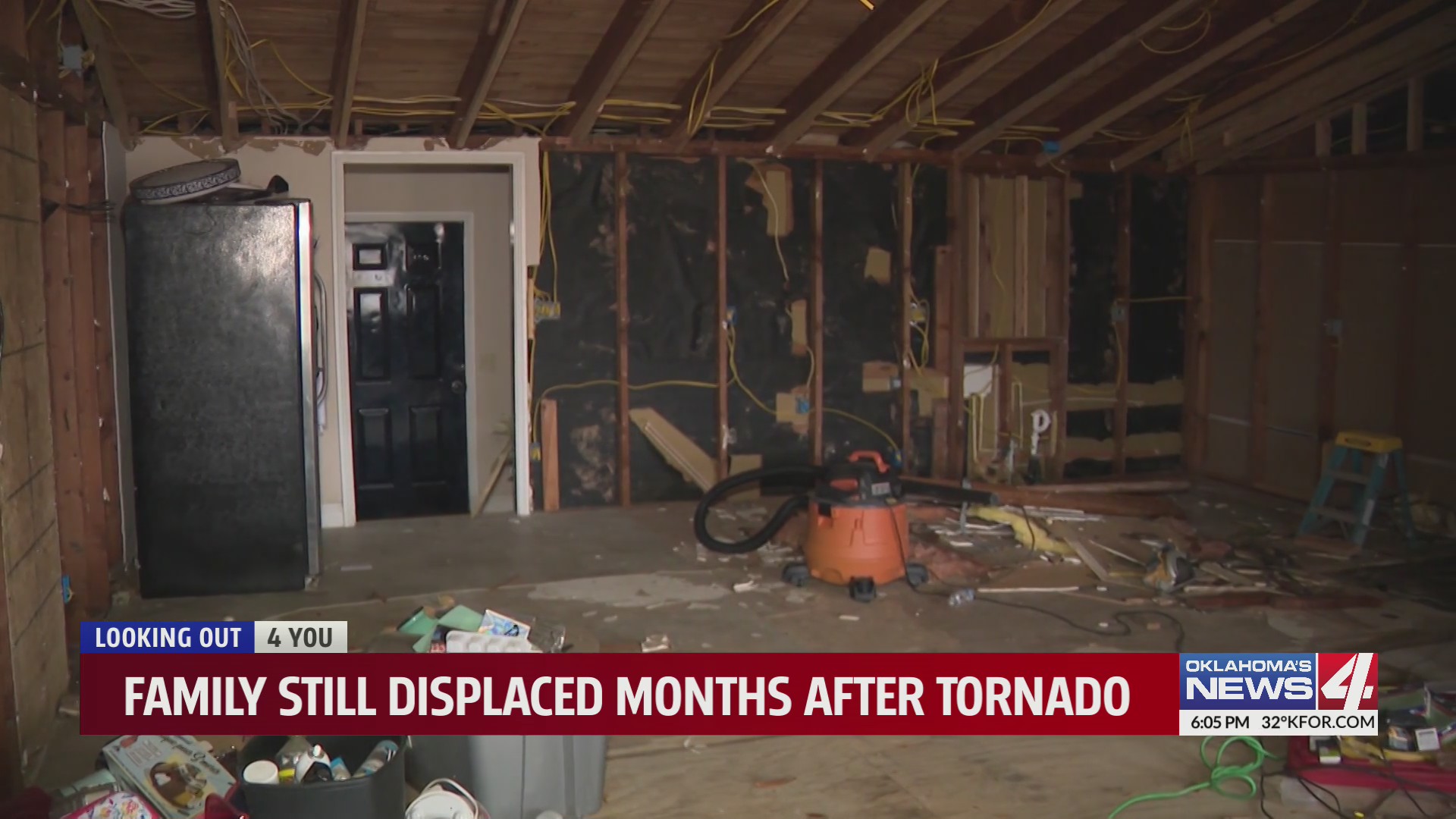 Family still displaced months after tornado – KFOR.com Oklahoma City