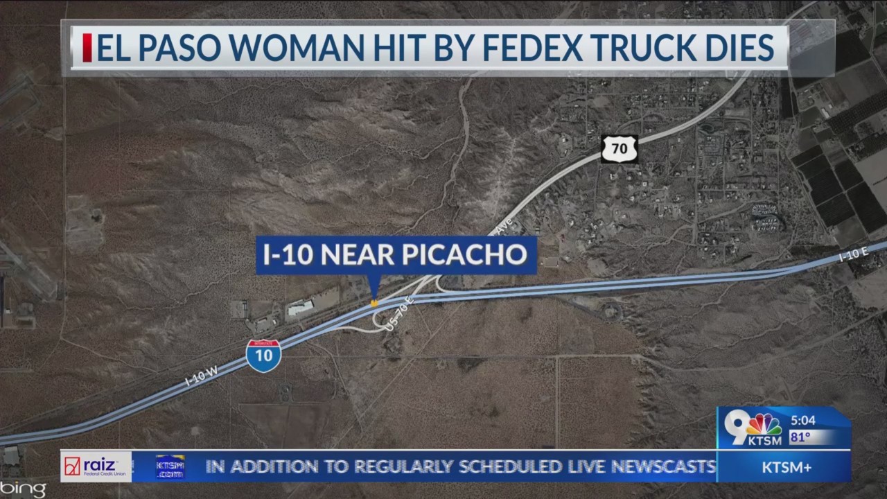 El Paso woman dies after being hit by truck – KTSM 9 News