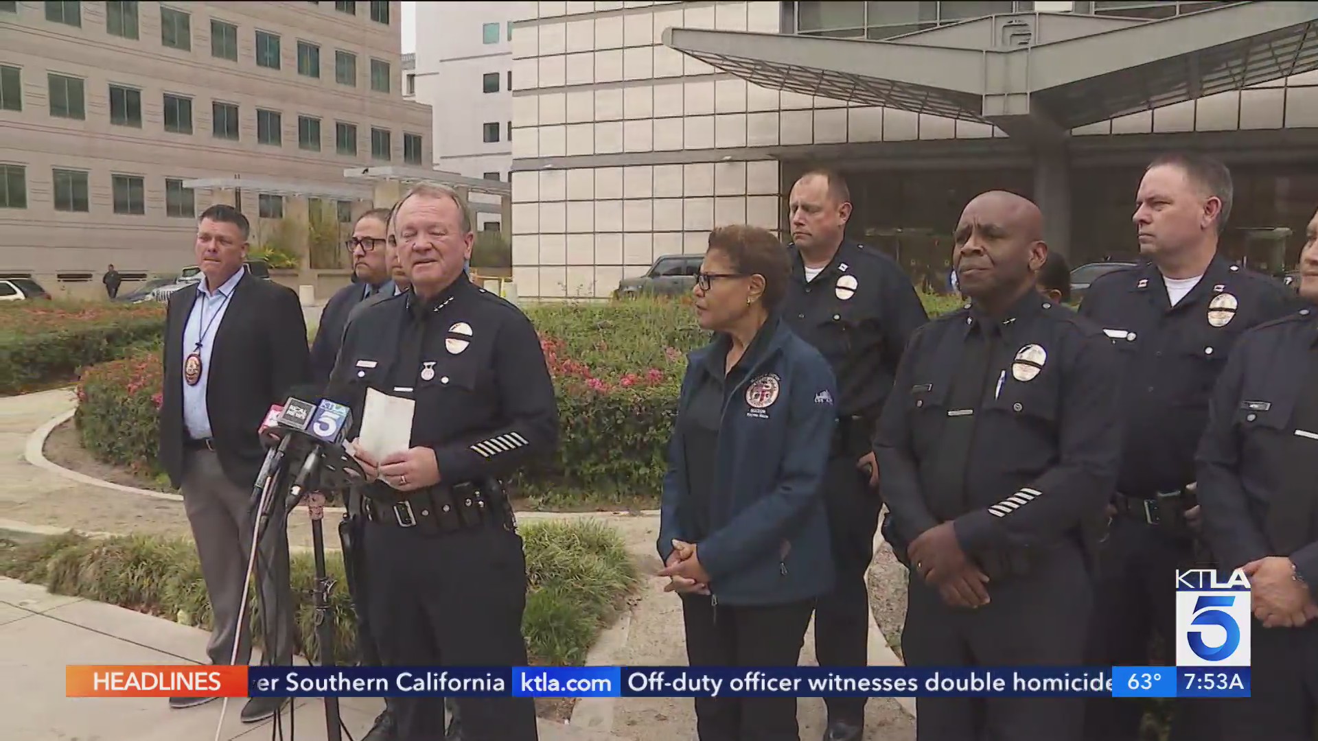 Officer killed on 405 Freeway identified by LAPD chief – KTLA
