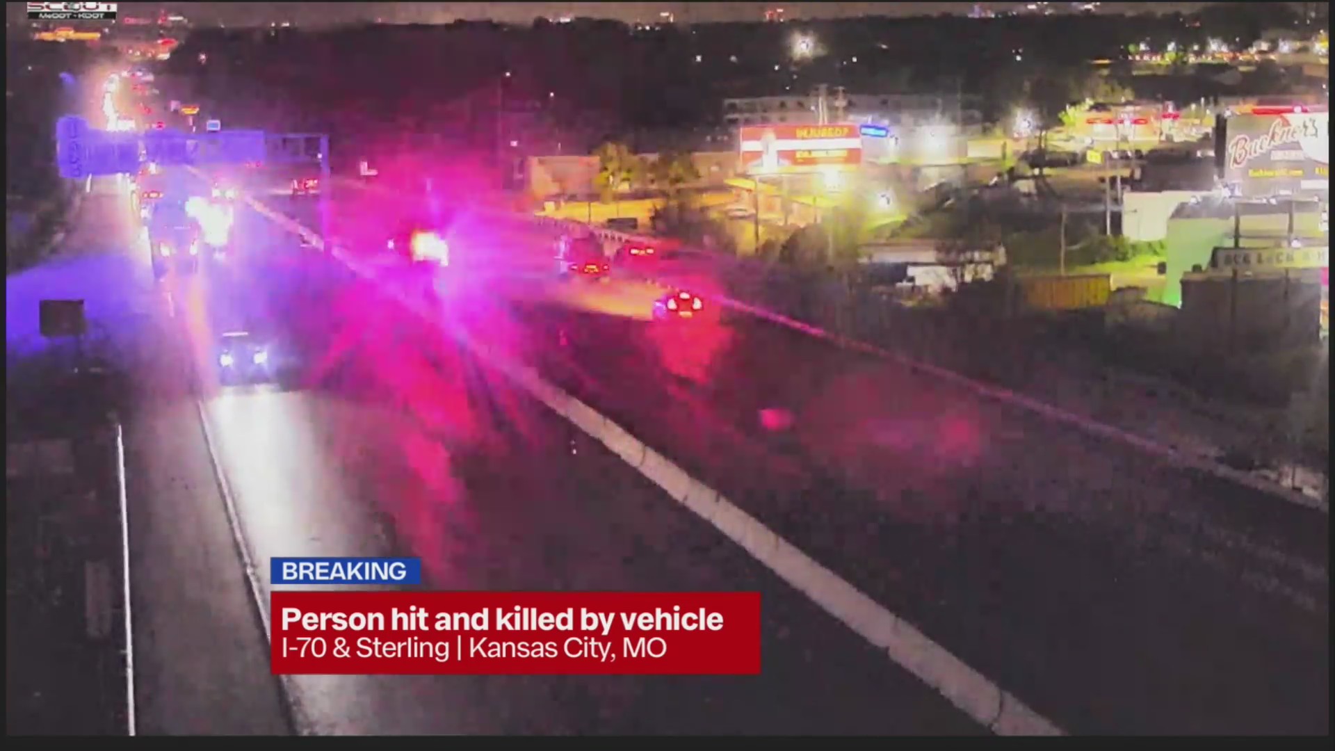 Pedestrian struck, killed near I-70 and Sterling Ave. – FOX 4 Kansas ...