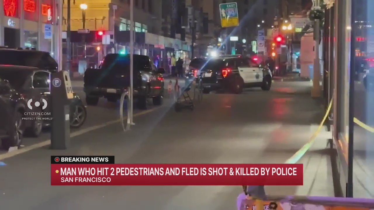 San Francisco hit-and-run suspect dead after police shooting Friday – KRON4