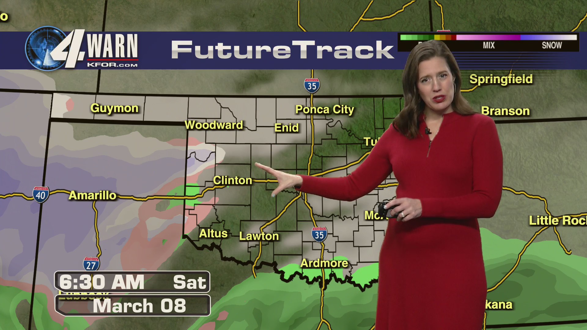 Meteorologist Emily Sutton shows us when the winds finally decrease and ...