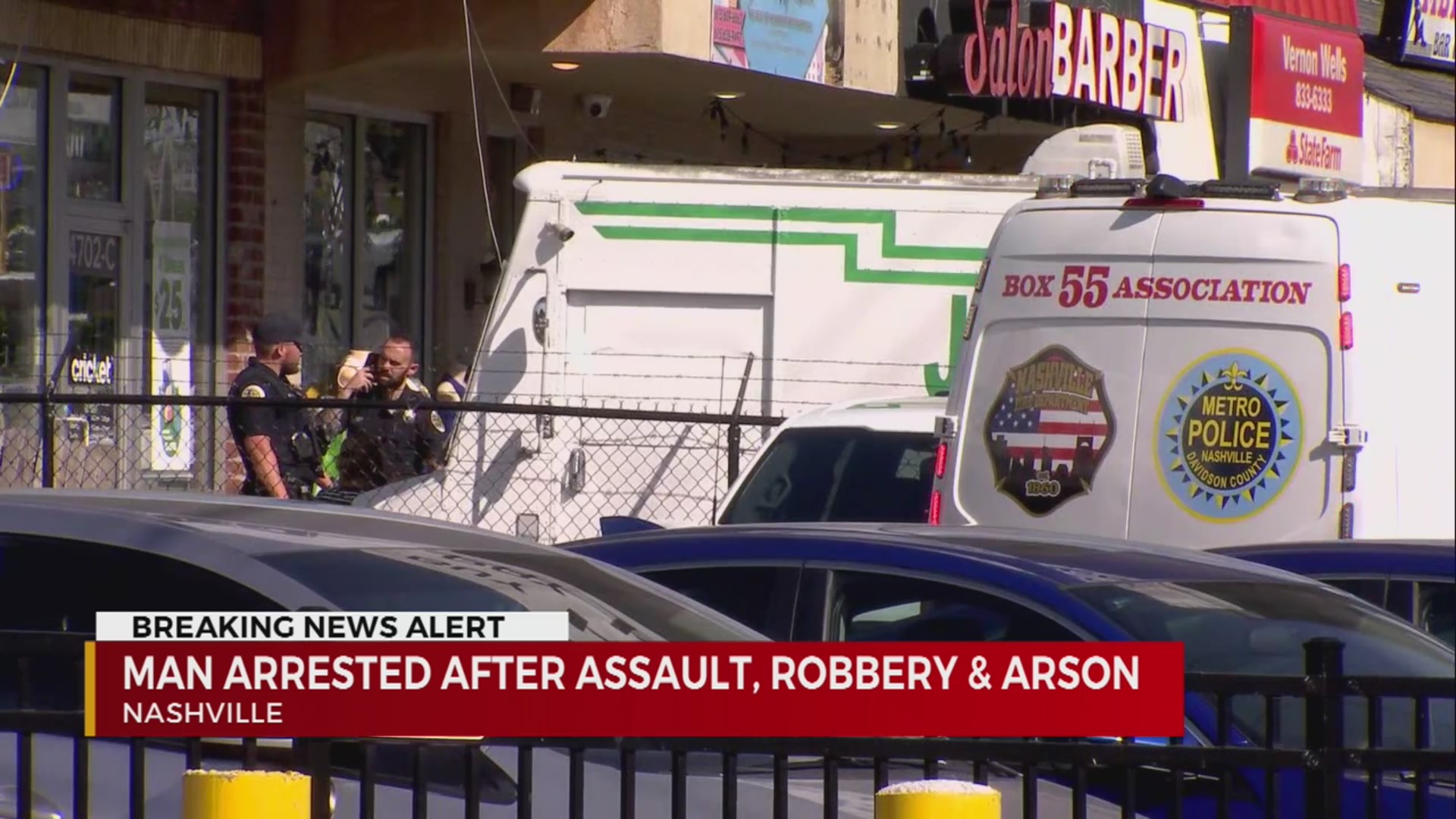 Man charged after violent robbery, arson – WKRN News 2