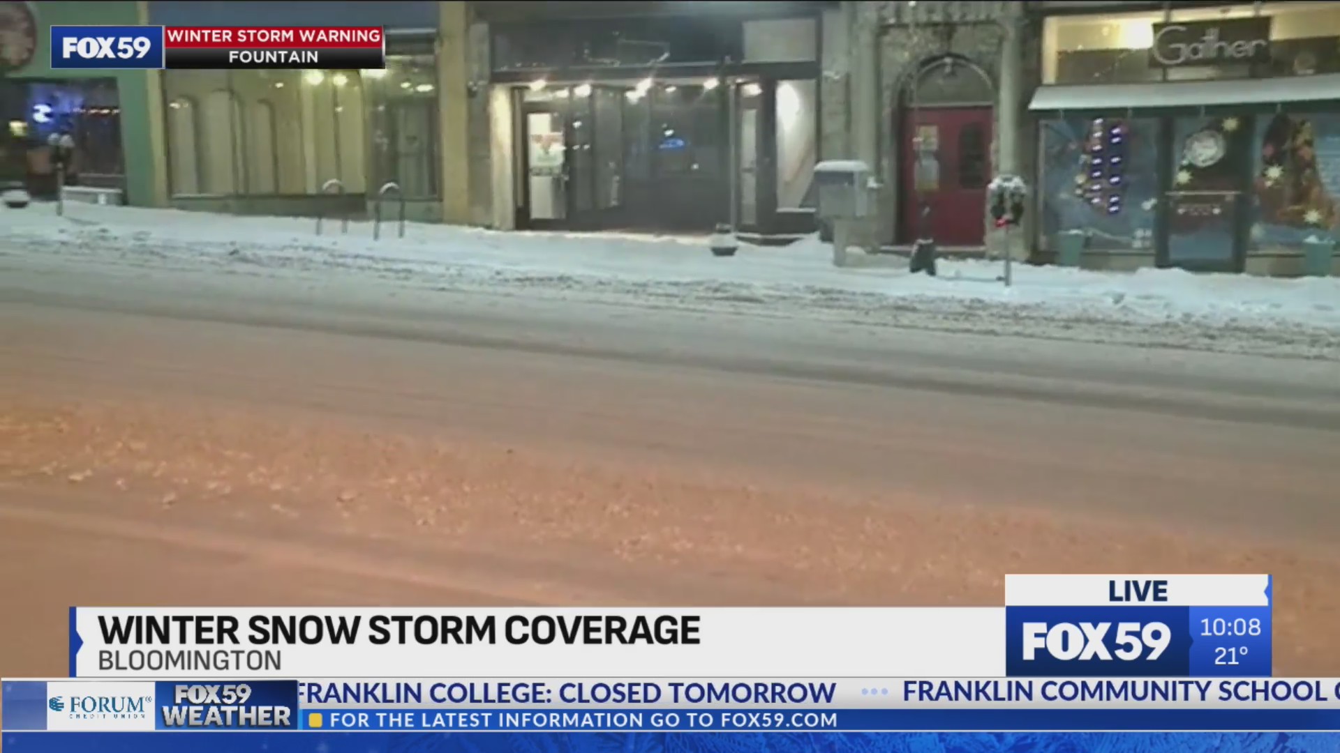 Road condition in Monroe County deteriorate during winter storm – Fox 59