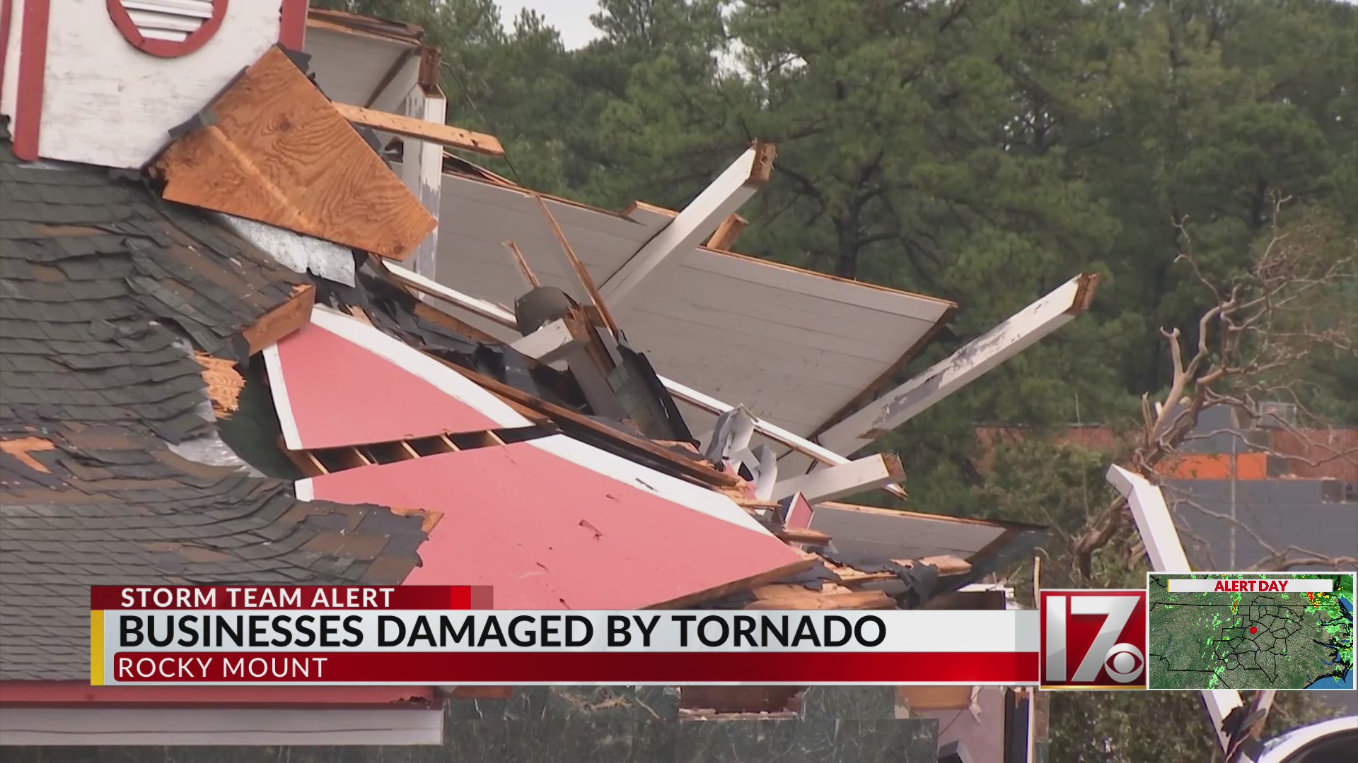 Businesses, apartments damaged by Rocky Mount tornado – CBS17.com