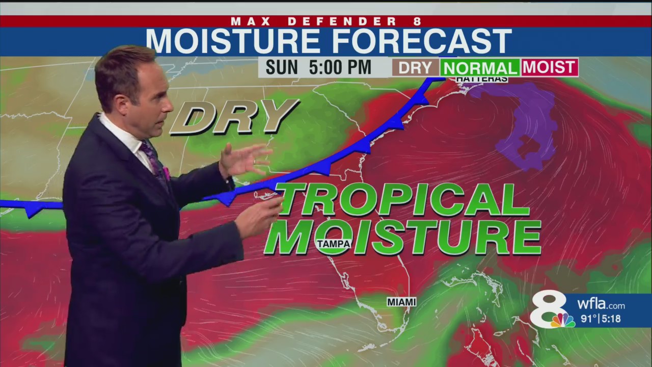 Rain chances increasing through the weekend – WFLA