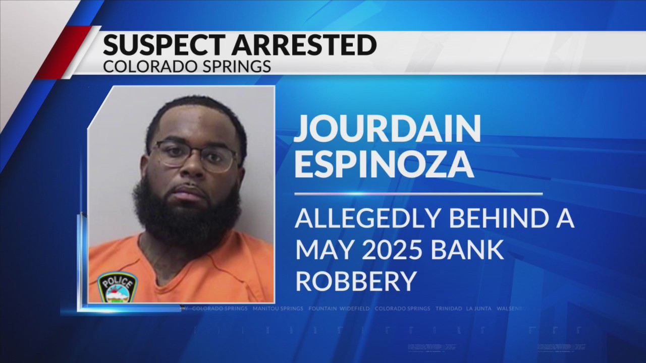 CSPD: Suspect from bank robbery in May arrested – FOX21 News Colorado