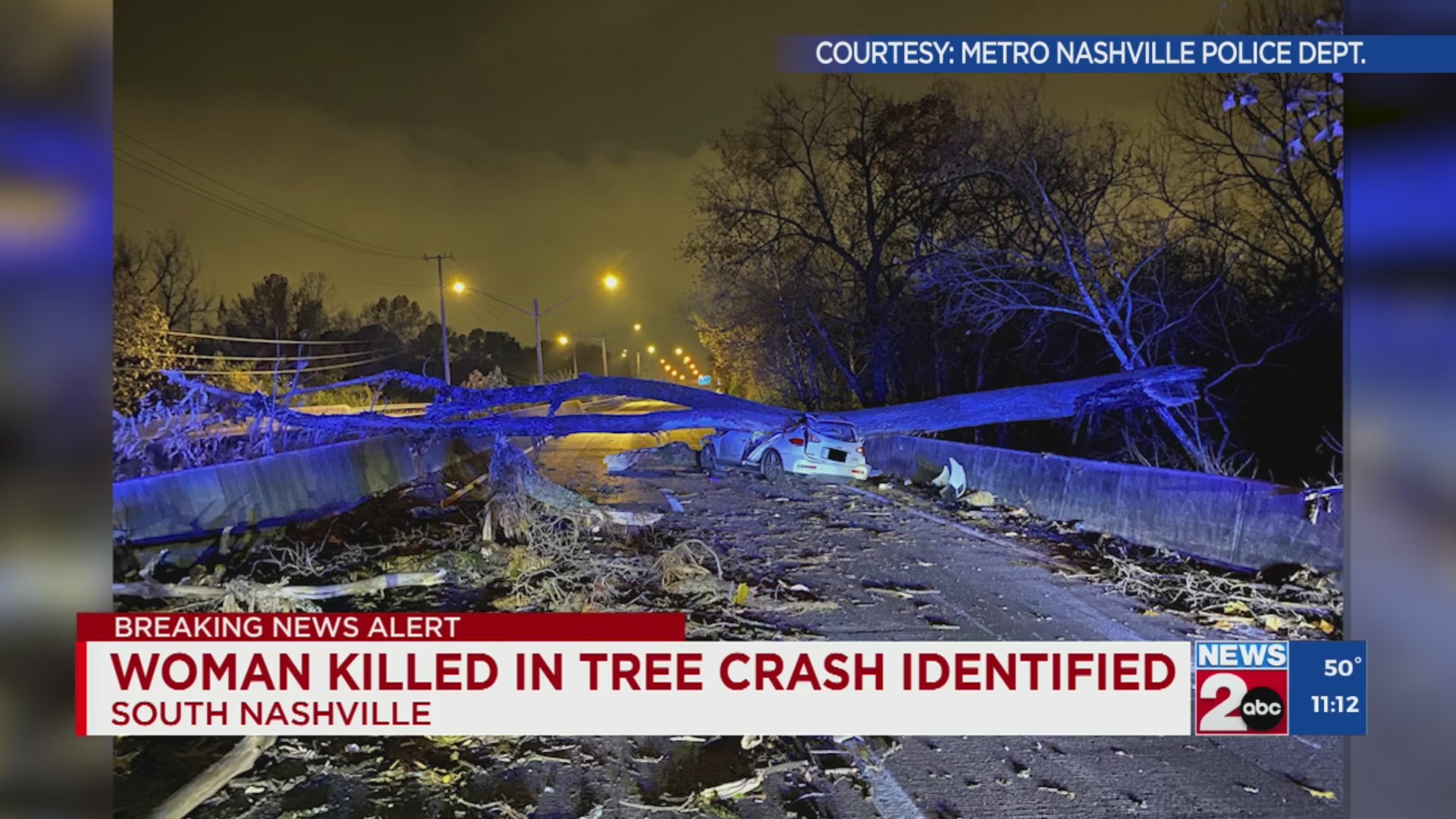 Woman killed in Briley Parkway crash identified – WKRN News 2
