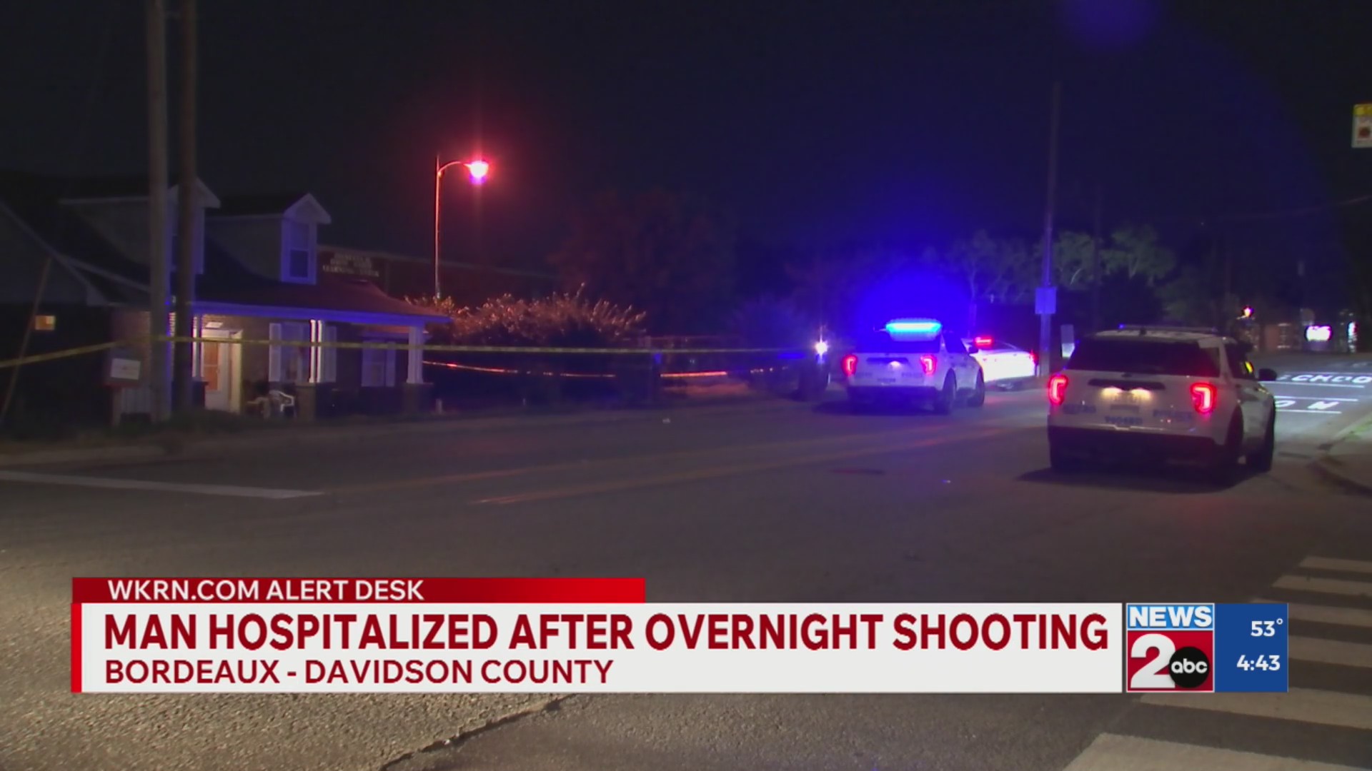 Man hospitalized after shooting in Bordeaux neighborhood – WKRN News 2