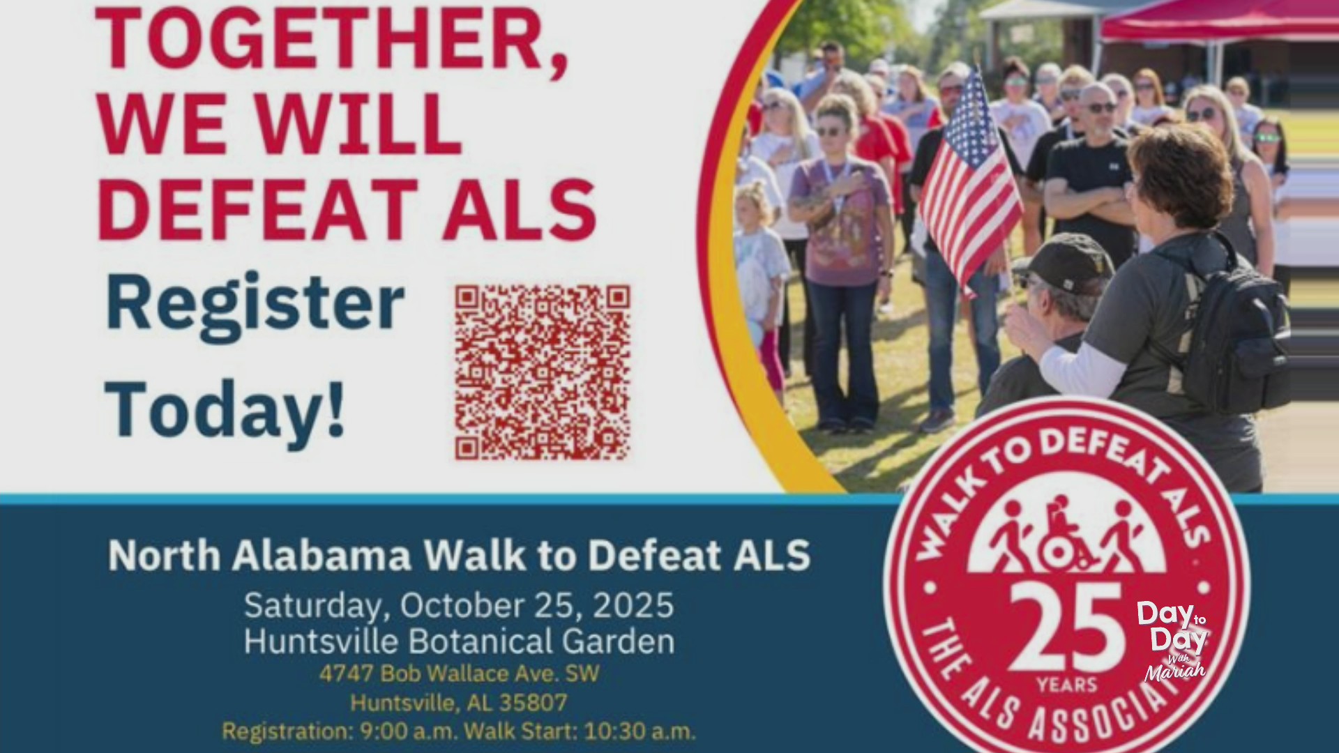 North Alabama ALS Walk | October 22, 2025 | Day to Day with Mariah ...
