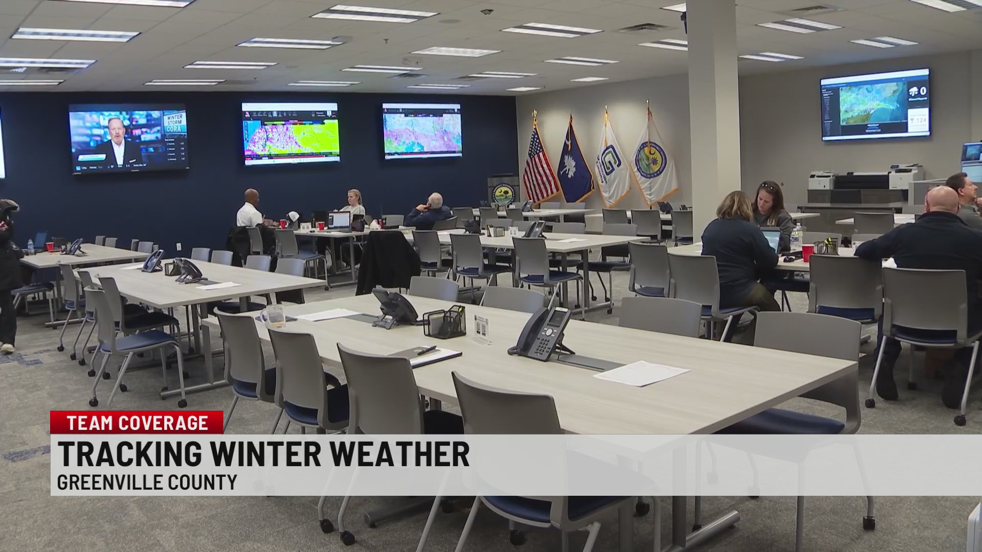 Photo inspiration: Visual Reference: Emergency Management Operations Across Upstate Work Overnight As Winter Weather