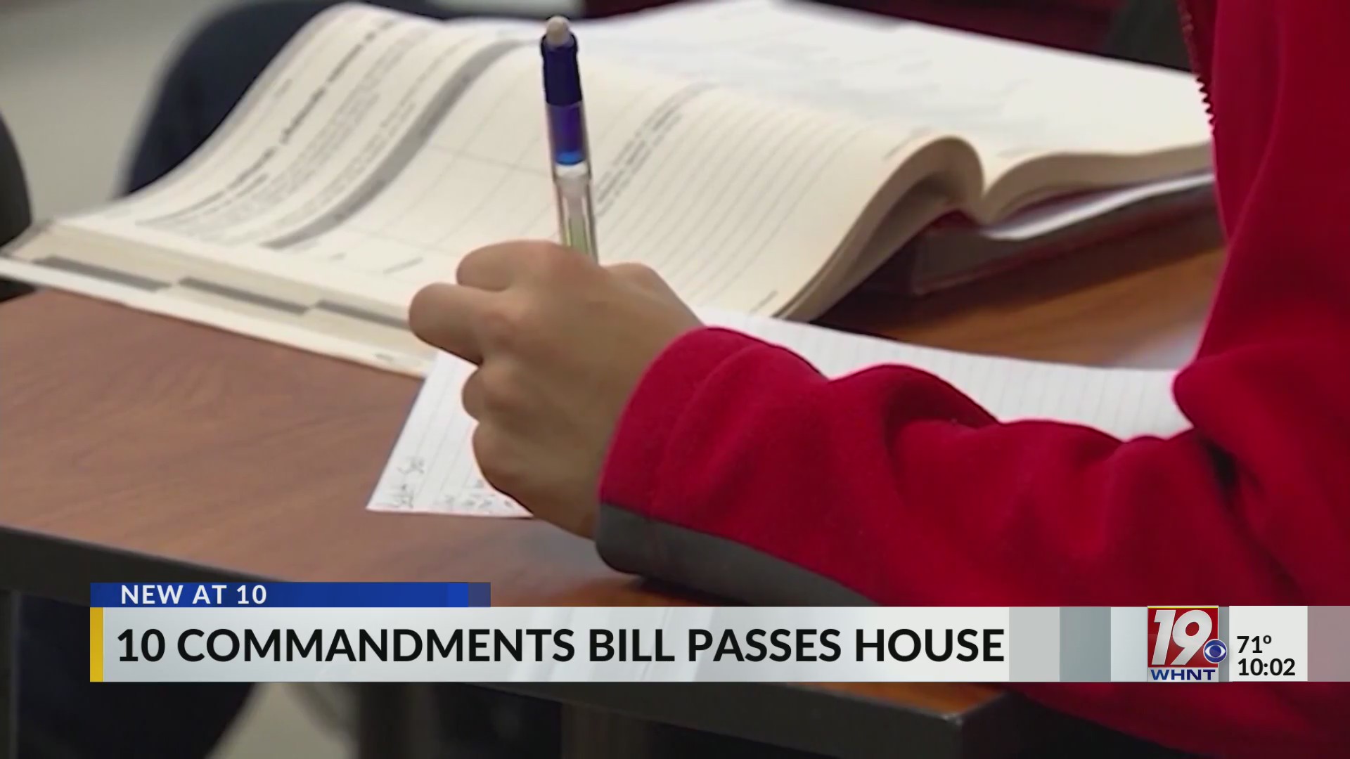 Ten Commandments Bill 10 Commandments Bill Passes House | April 17, 2025 | News 19 at 10 p.m ...