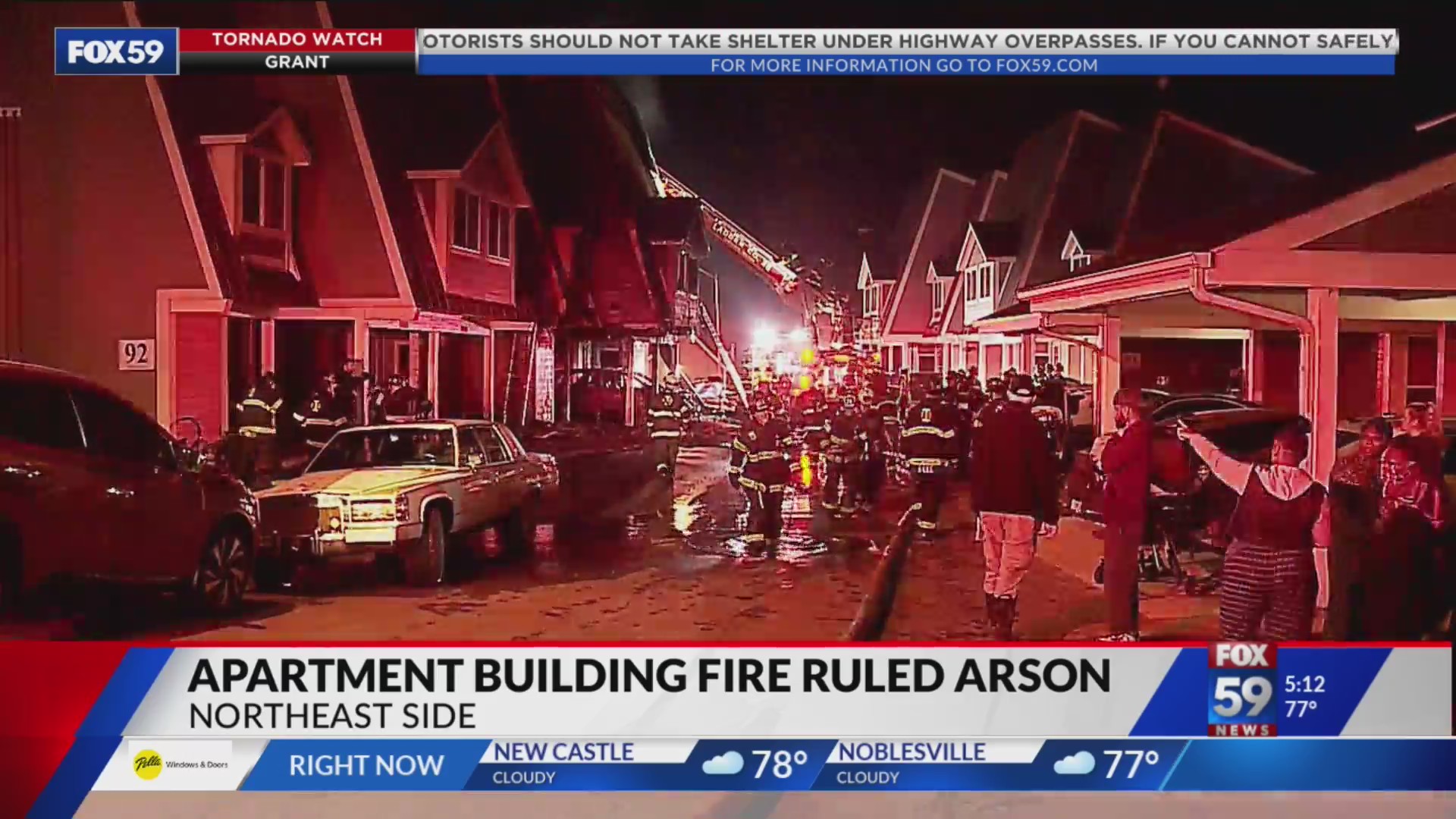 Apartment fire ruled an arson results in 3 families displaced and 1 ...