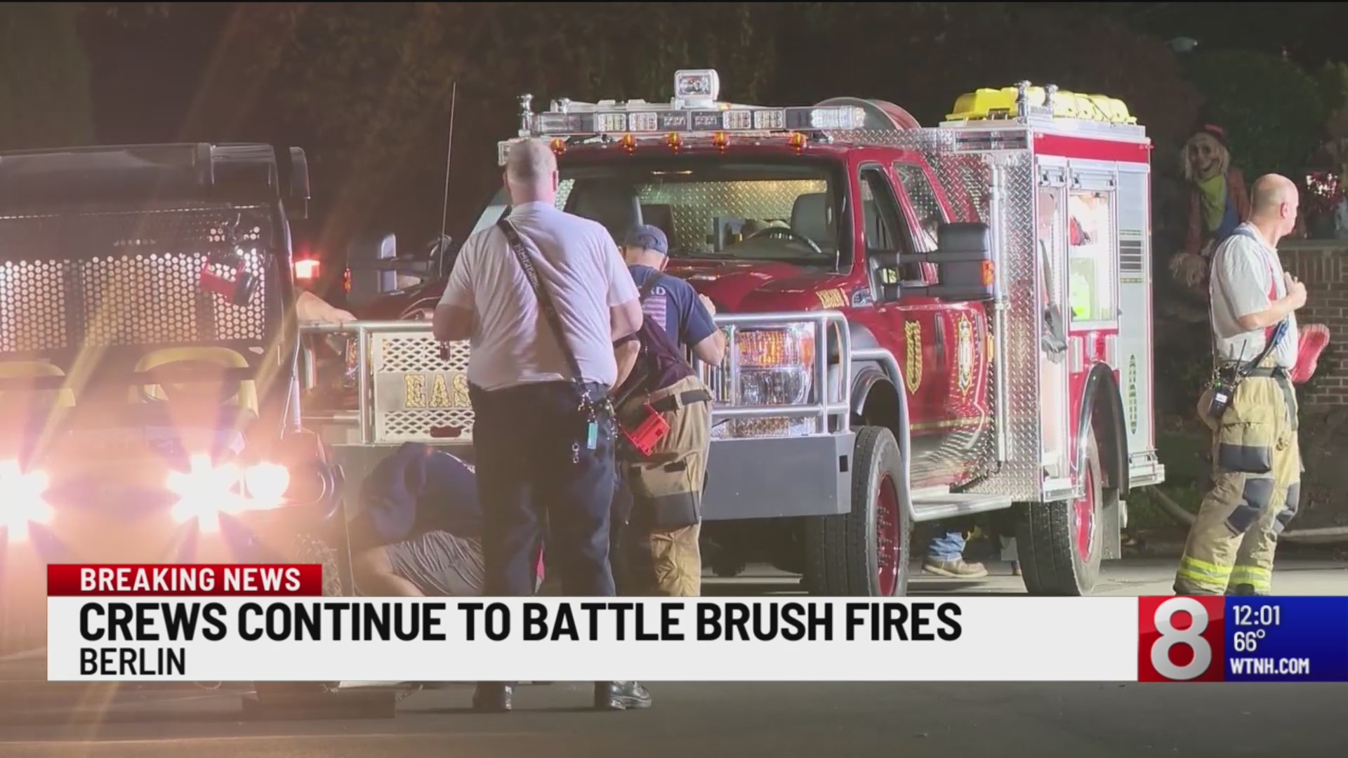 Helicopters to drop water on 125-acre Berlin brush fire – WTNH.com