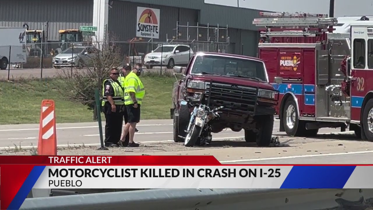 Motorcyclist dies after crash on I-25 in Pueblo – FOX21 News Colorado