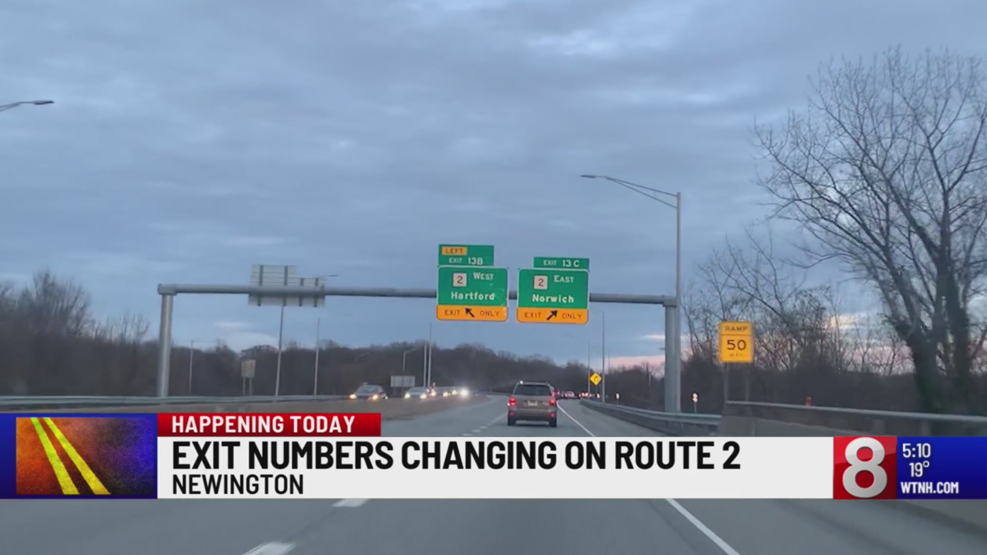 Exit numbers changing on Route 2 and Route 11 in Connecticut – WTNH.com