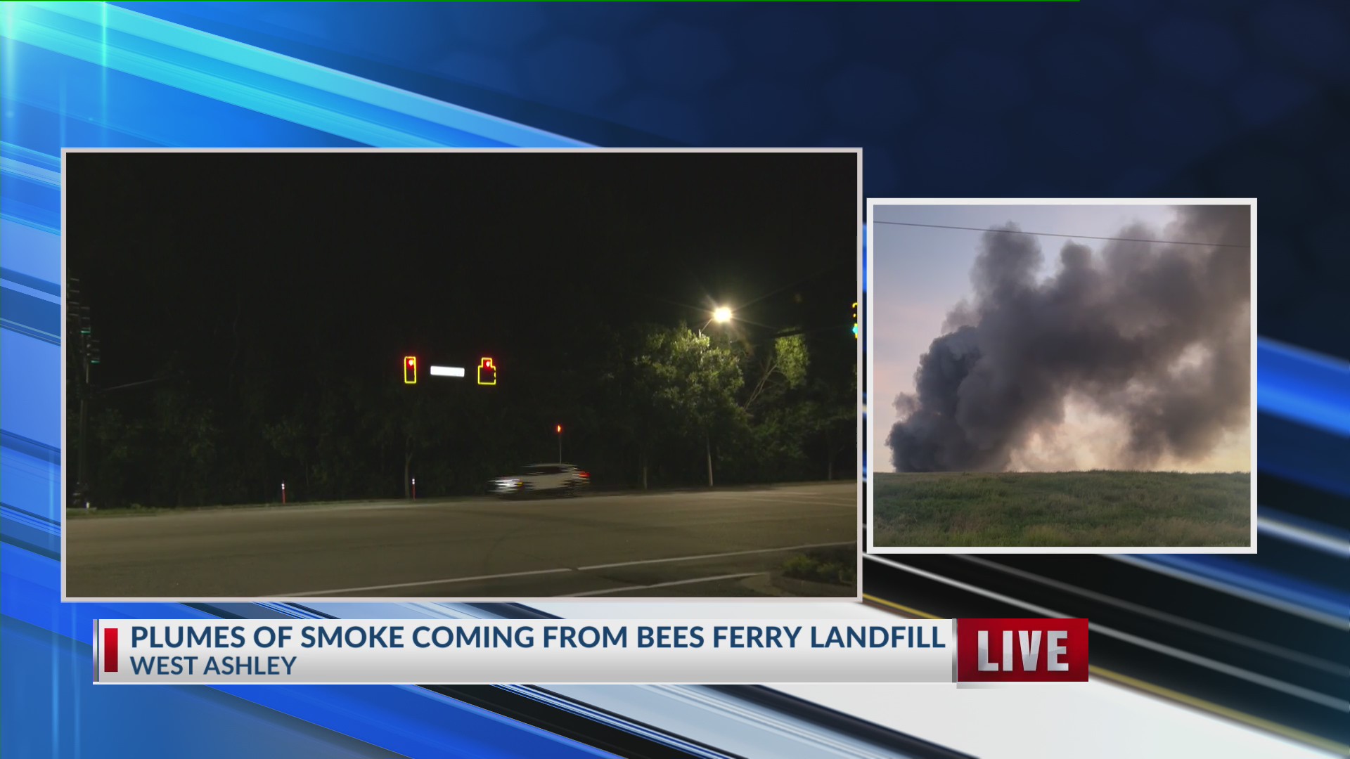 Crews battle Charleston County landfill fire – WCBD News 2