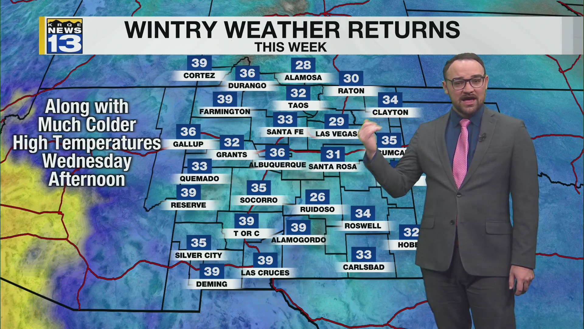 Winter weather returns into the workweek – KRQE NEWS 13 – Breaking News ...