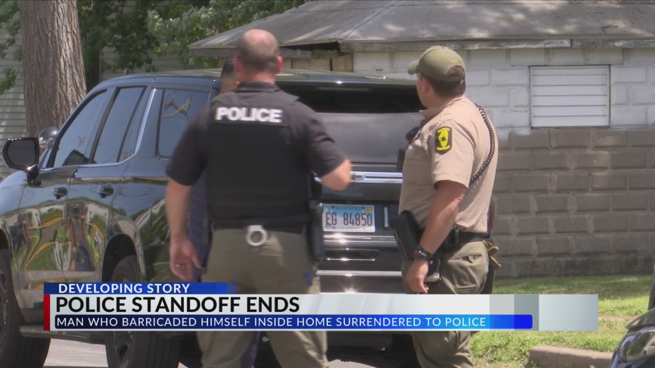 UPDATE: Man who barricaded himself in home surrenders to police ...