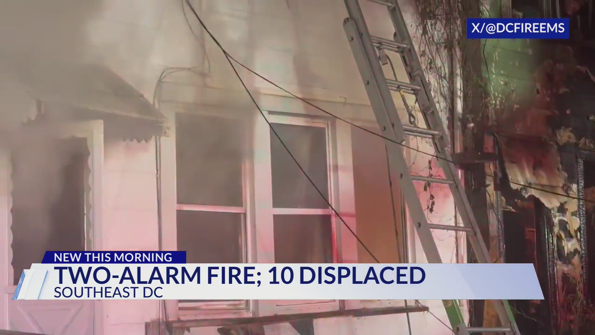 Multiple displaced following two-alarm fire in Southeast DC – DC News ...