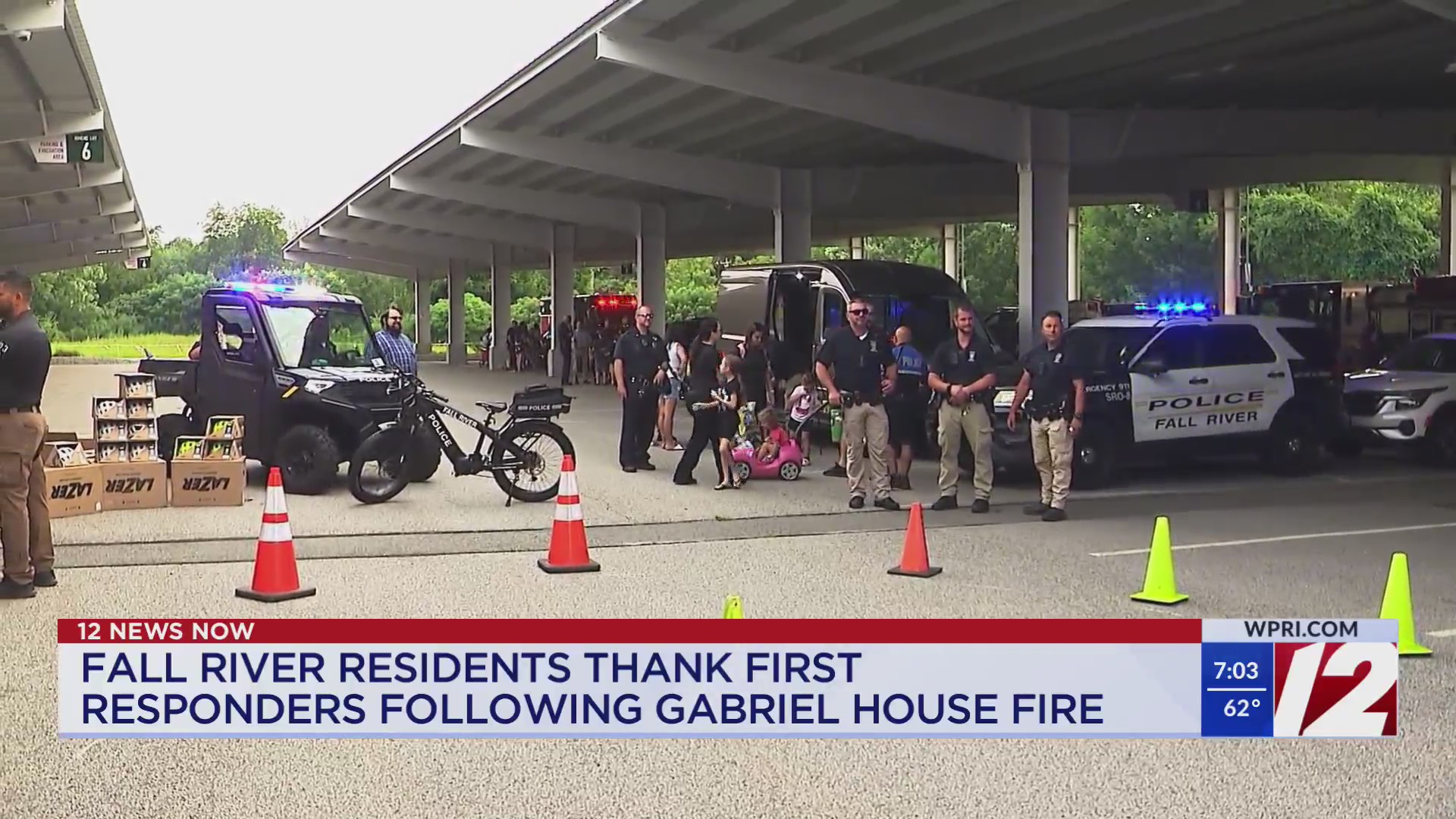 Fall River residents thank first responders after Gabriel House fire ...