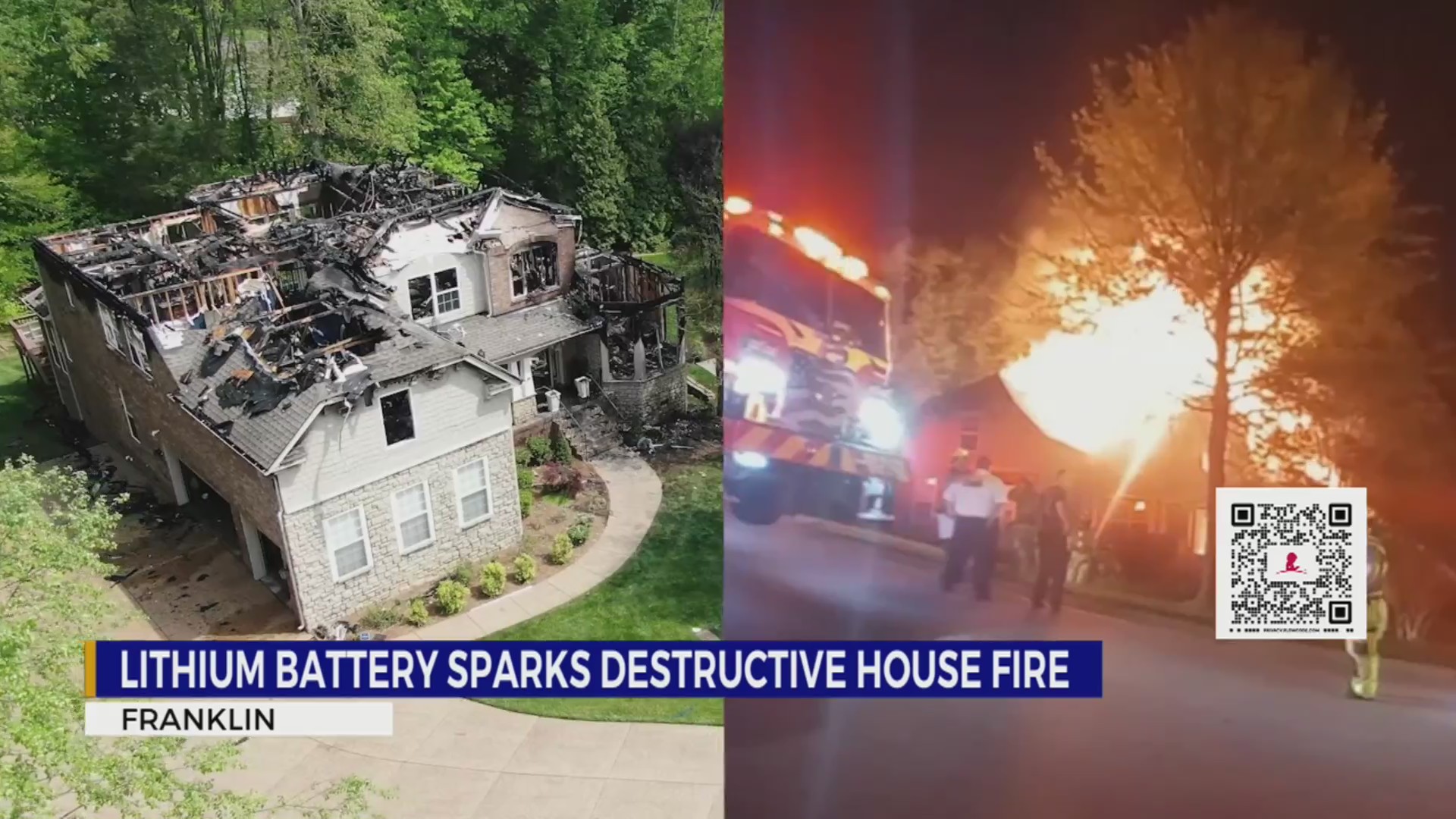 Lithium battery sparks destructive house fire in Franklin WKRN News 2