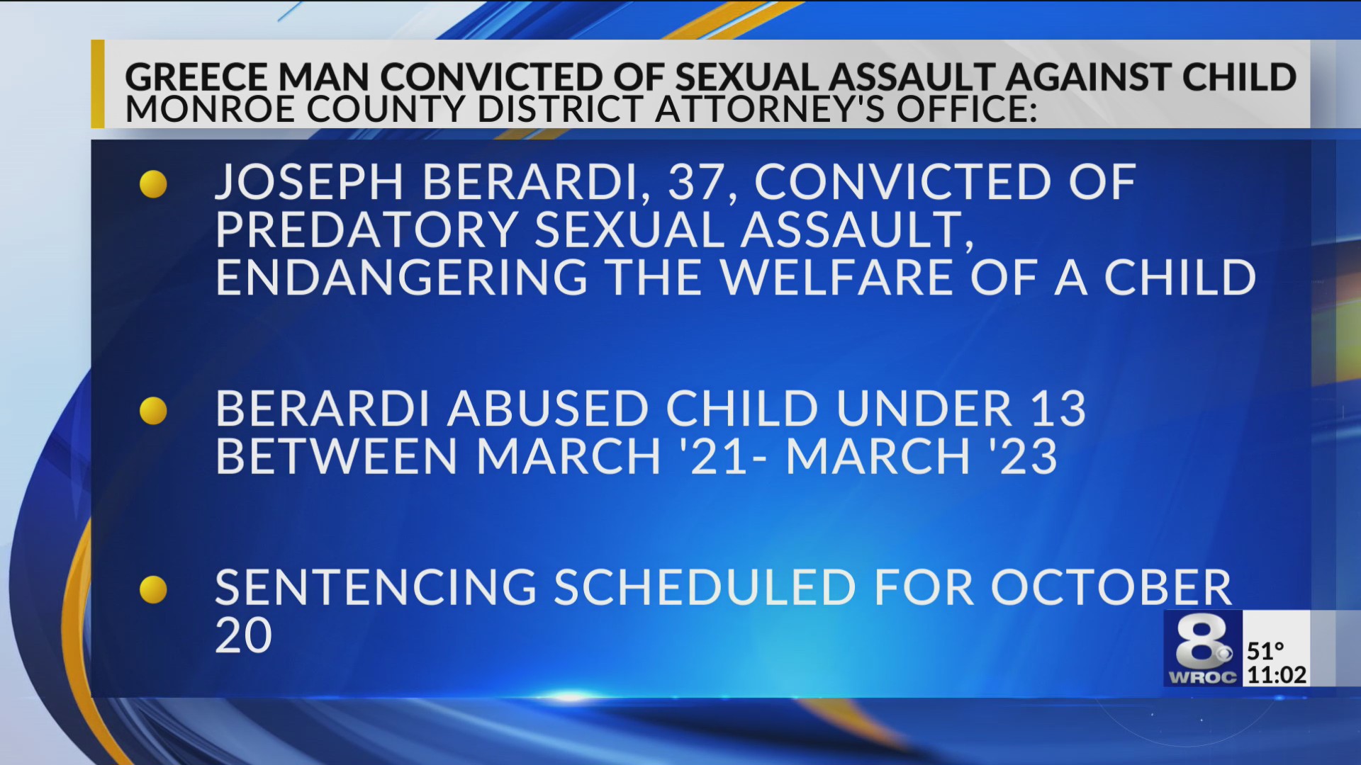 Greece man convicted of predatory sexual assault of child – RochesterFirst