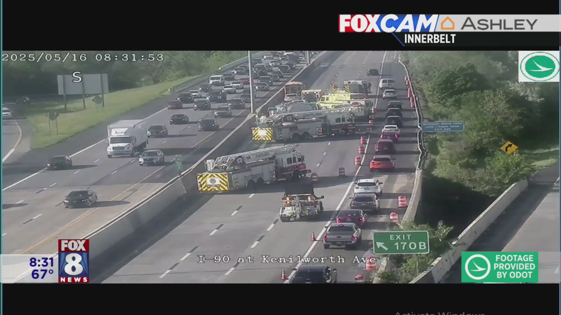 School bus crash causes delays on I-90 – Fox 8 Cleveland WJW