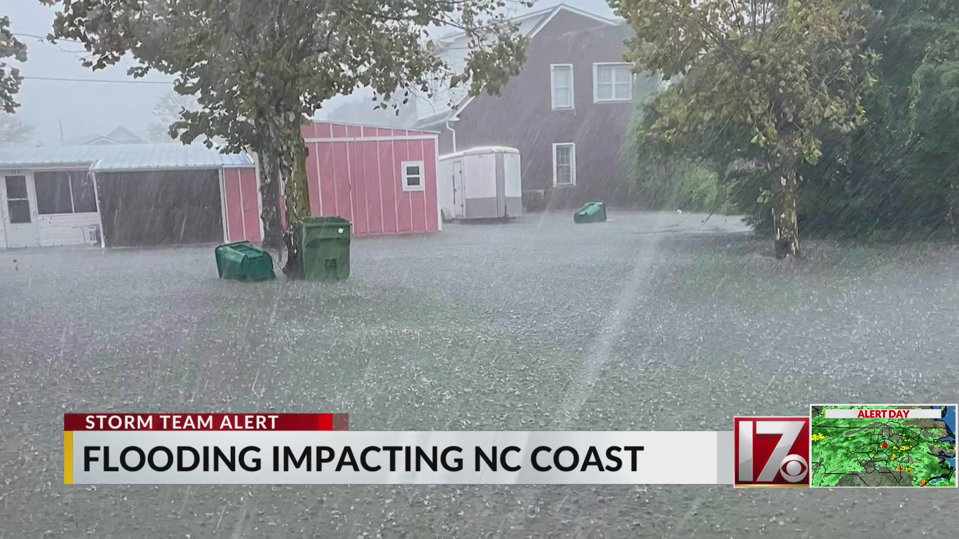Central NC residents get caught in heavy rain while visiting the coast ...