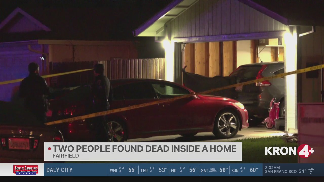 Two people found dead inside Fairfield home – KRON4