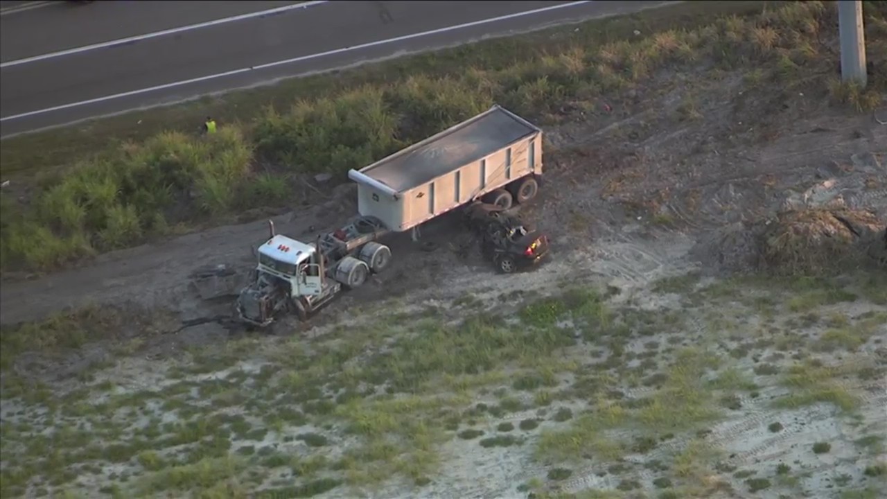 1 dead after Winter Haven crash involving dump truck – WFLA