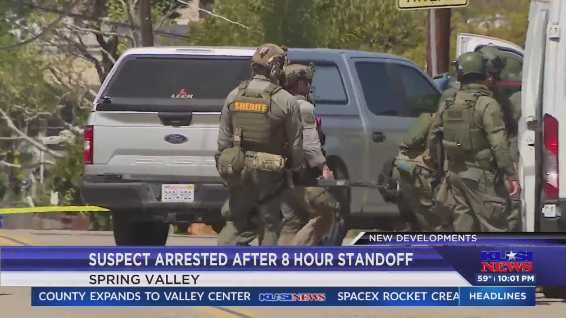 Suspect arrested after 8-hour standoff – FOX 5 San Diego & KUSI News