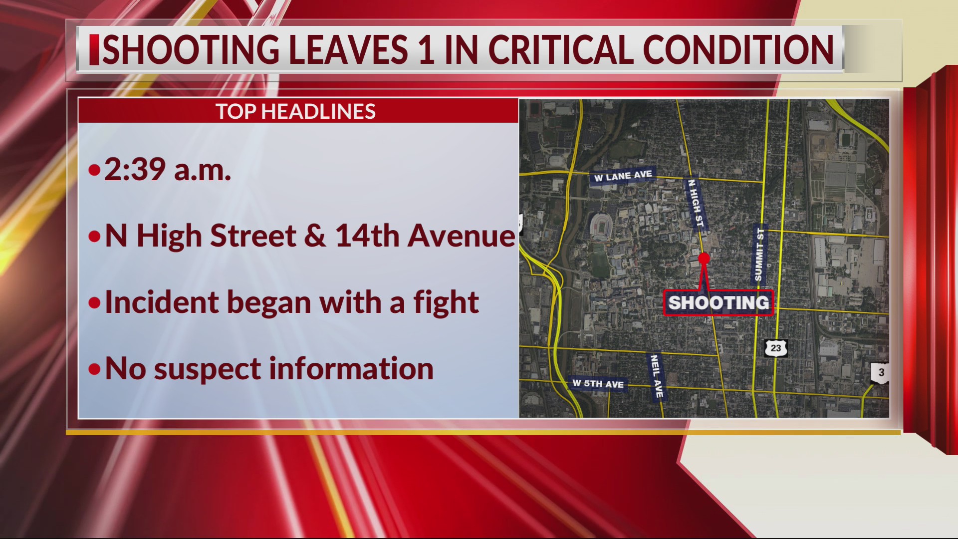 1 in critical condition after shooting near Ohio State University ...