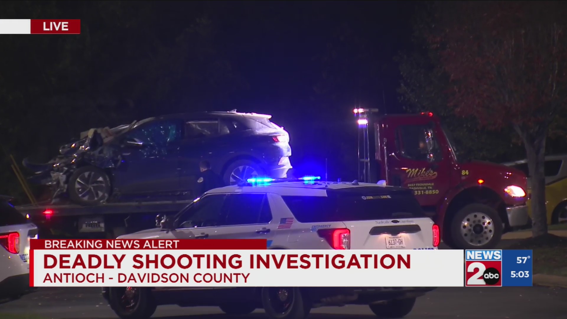 Man found shot to death inside vehicle on Bell Road, police say – WKRN ...