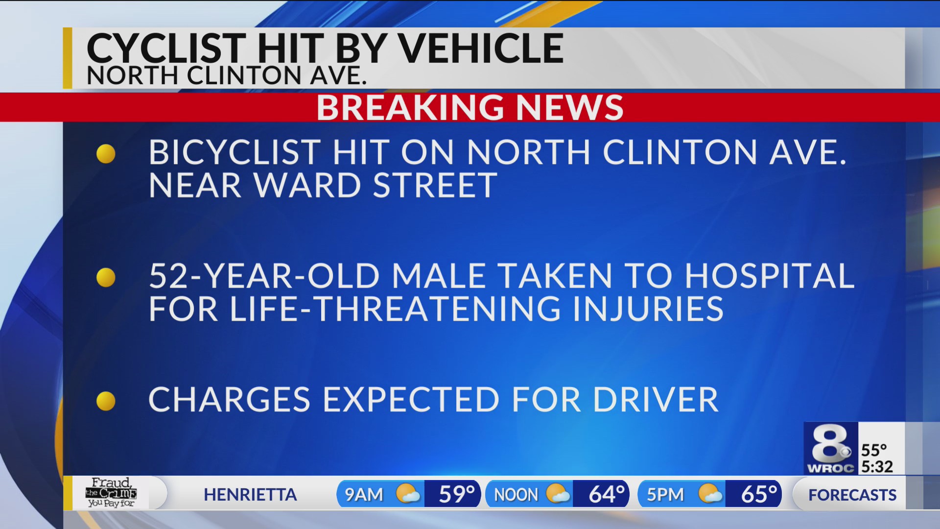 Bicyclist hit by car on N. Clinton, has life-threatening injuries ...