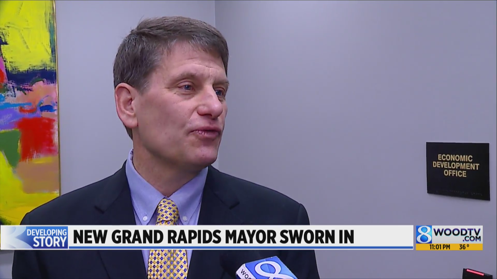 Doug Geiss New Grand Rapids mayor sworn in – WOODTV.com