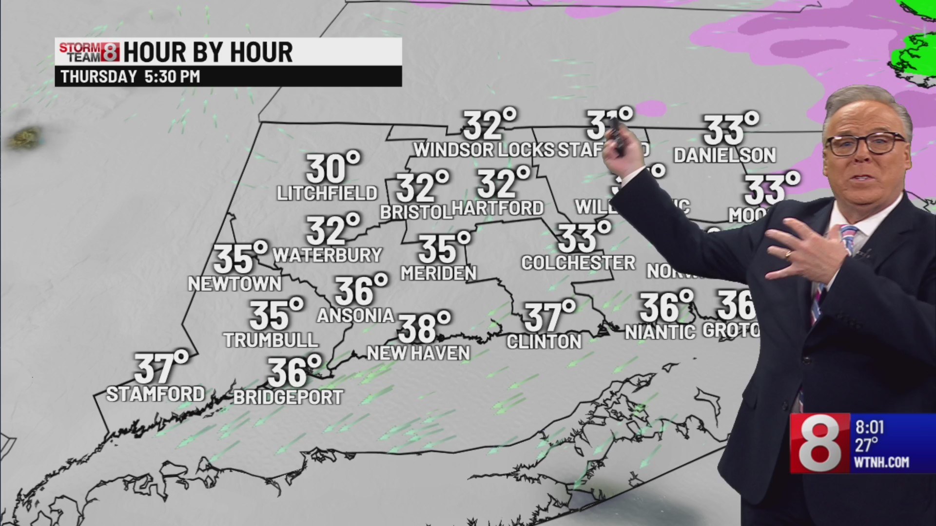 A tricky Thursday ahead with snow and ice – WTNH.com